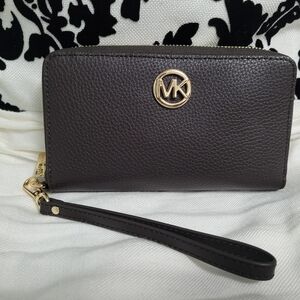 Michael Kors Black Wristlet Wallet